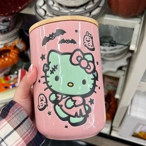 Sanrio Hello Kitty Halloween Frankenstein Frankenkitty Ceramic Cookie Snack Jar